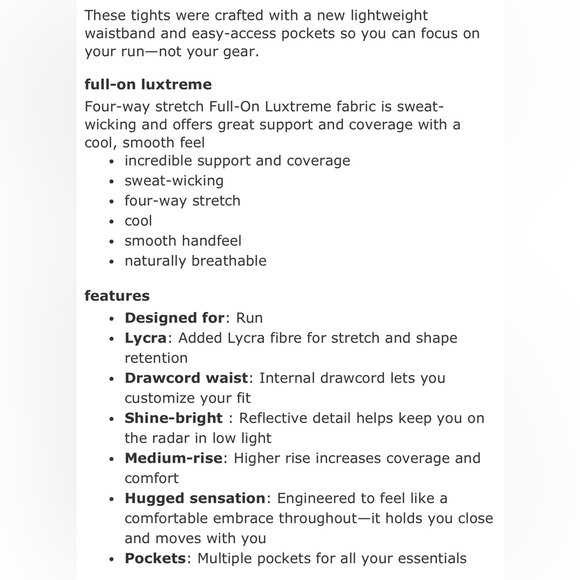 Lululemon Speed Up Tight, Full On Luxtreme, Nouveau Mach Blue/Black.  Pristine! - Picture 10 of 10